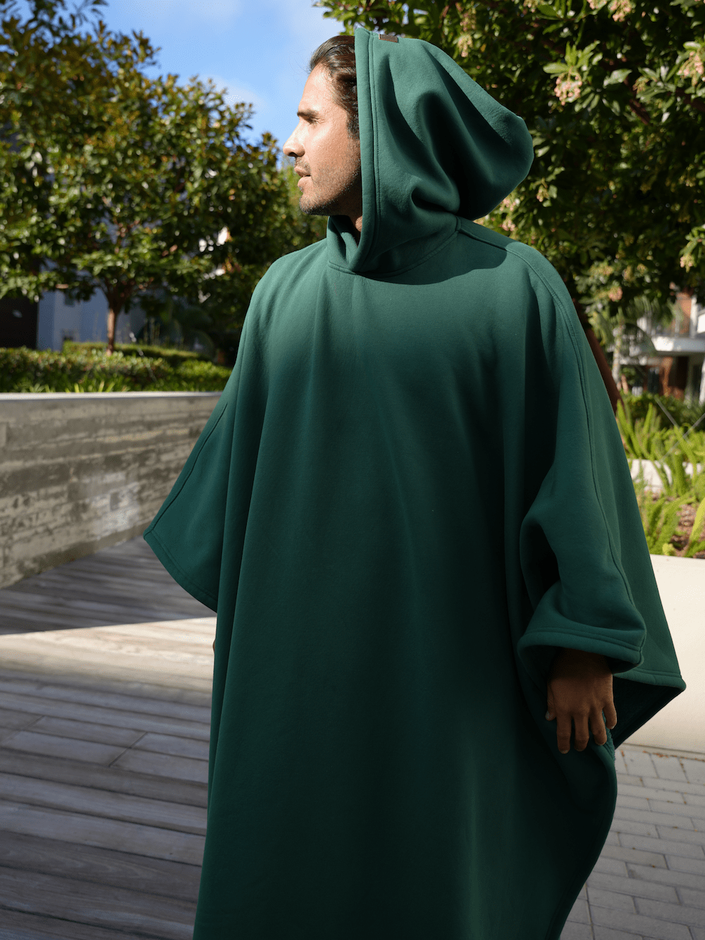 Weighted Cloak Hoodie – Sensory-Friendly Cotton Hoodie with Faux Fur Lining, Cozy Oversized Comfort