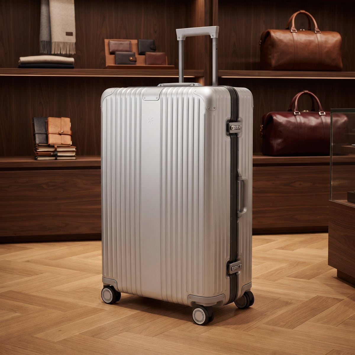 Loopstep Front-Opening PC Aluminum Frame Trolley Suitcase