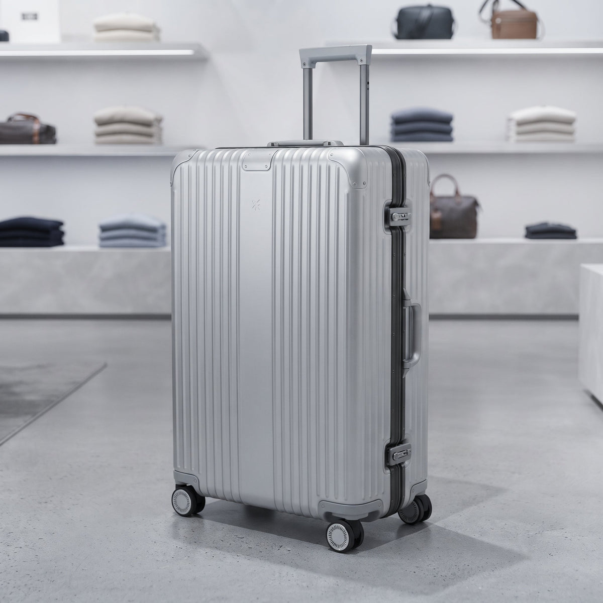 Loopstep Front-Opening PC Aluminum Frame Trolley Suitcase
