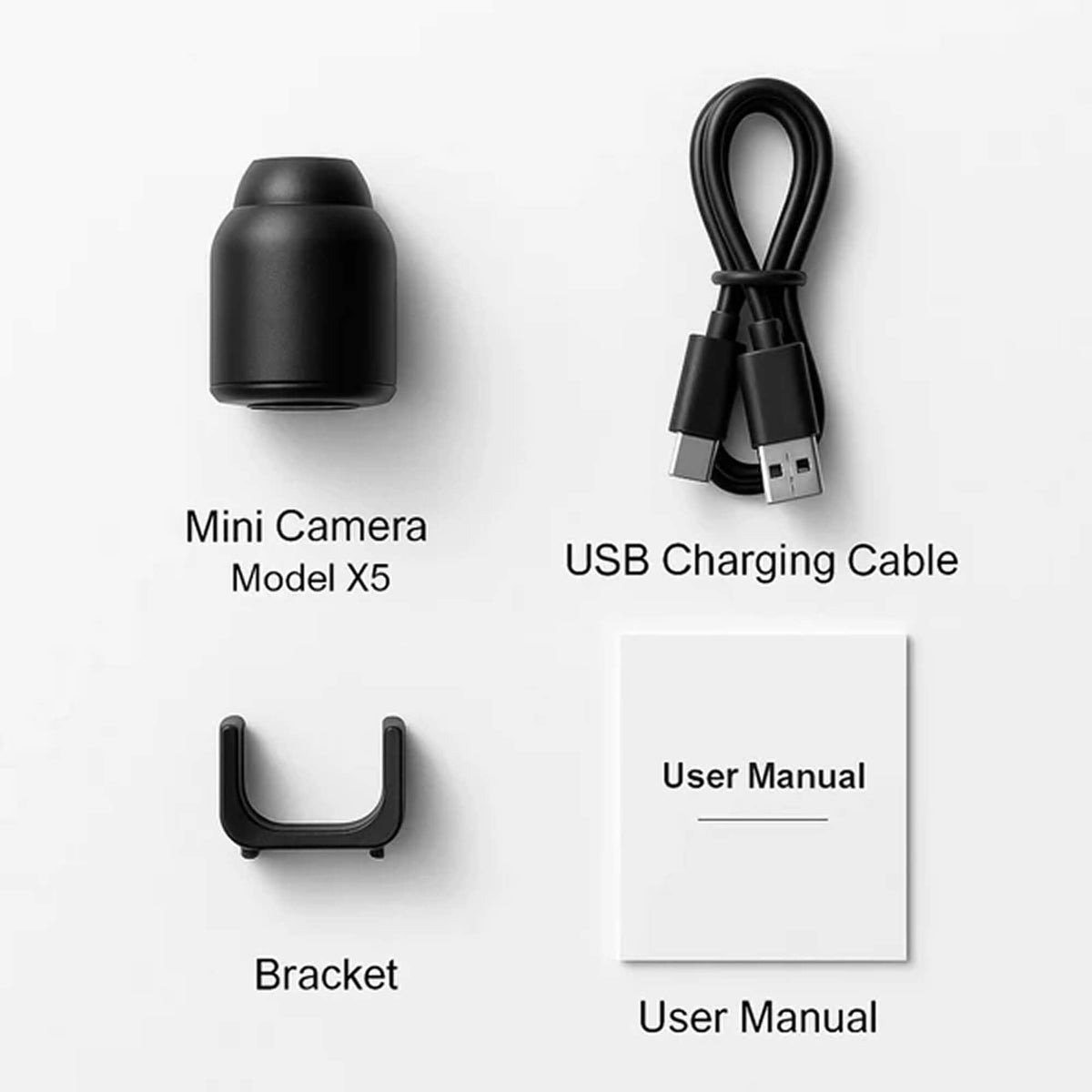 Compact WiFi Monitoring Camera with Motion Detection