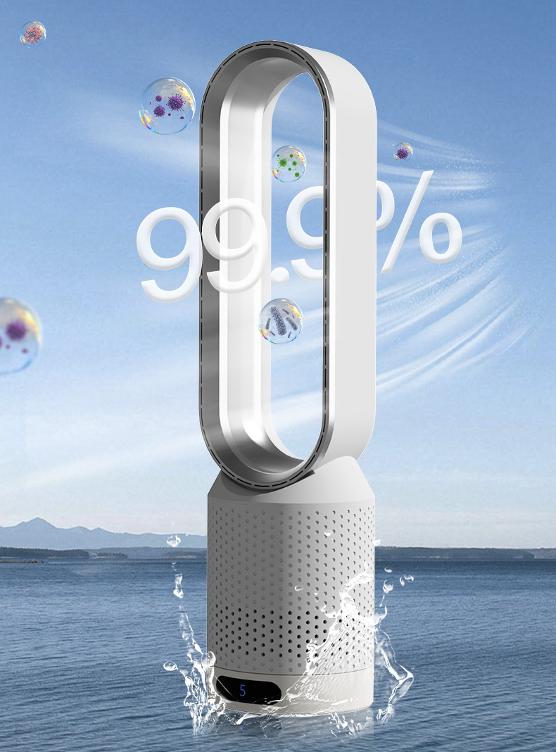 Indoor Air Purifier UV Ionisation with Multi-Speed Oscillation