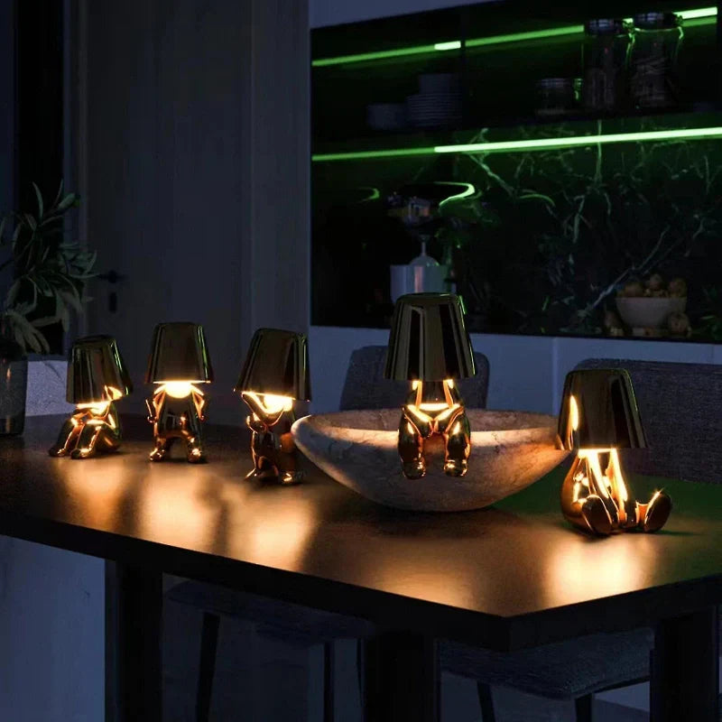 RayDudes Lamp Playful Rechargeable LED with Touch Dimming