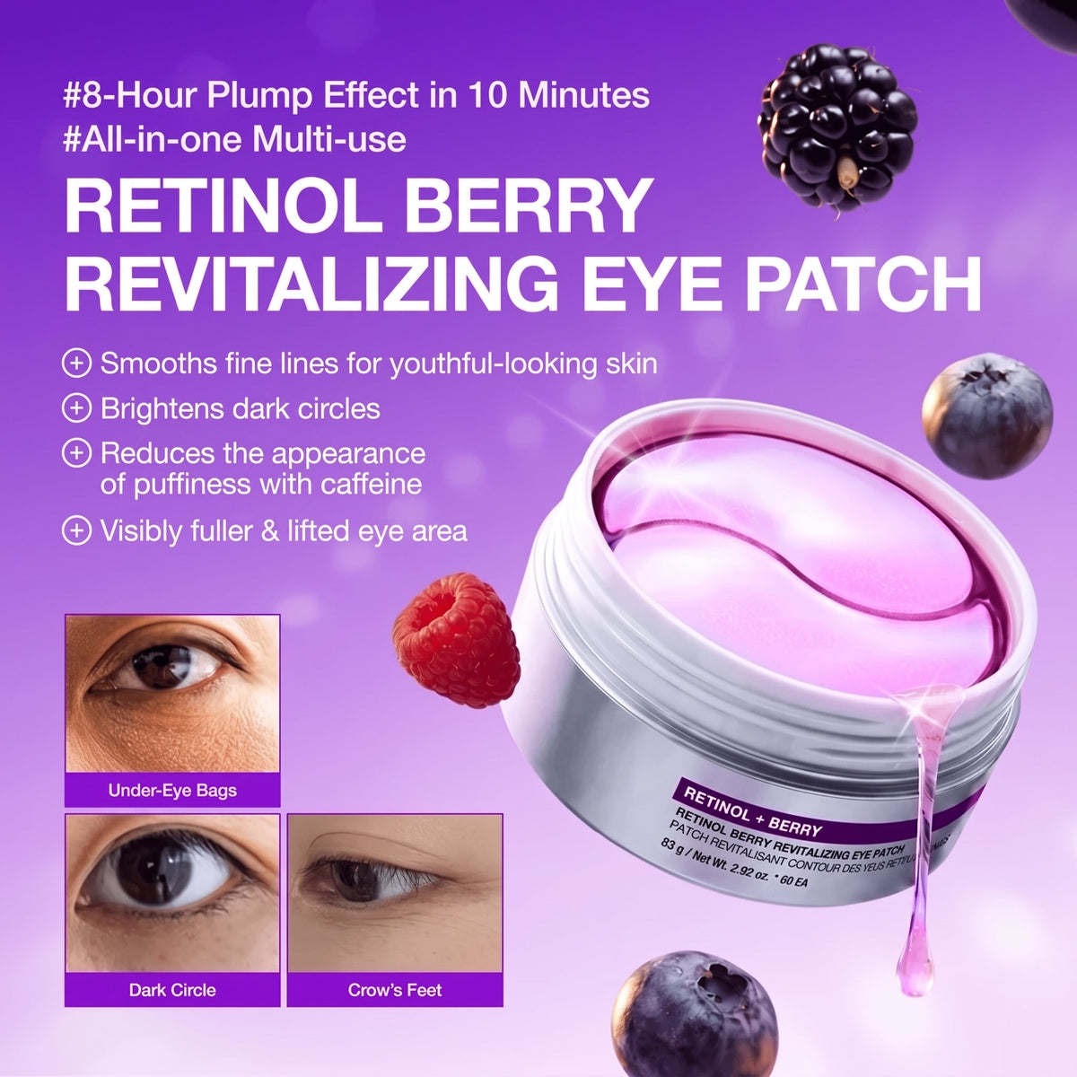 Plump DewTox Set with PDRN, Retinol and Collagen for Firming