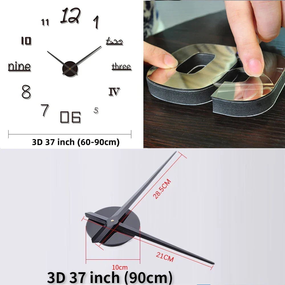 Decorative Round Wall Clock for Home Décor