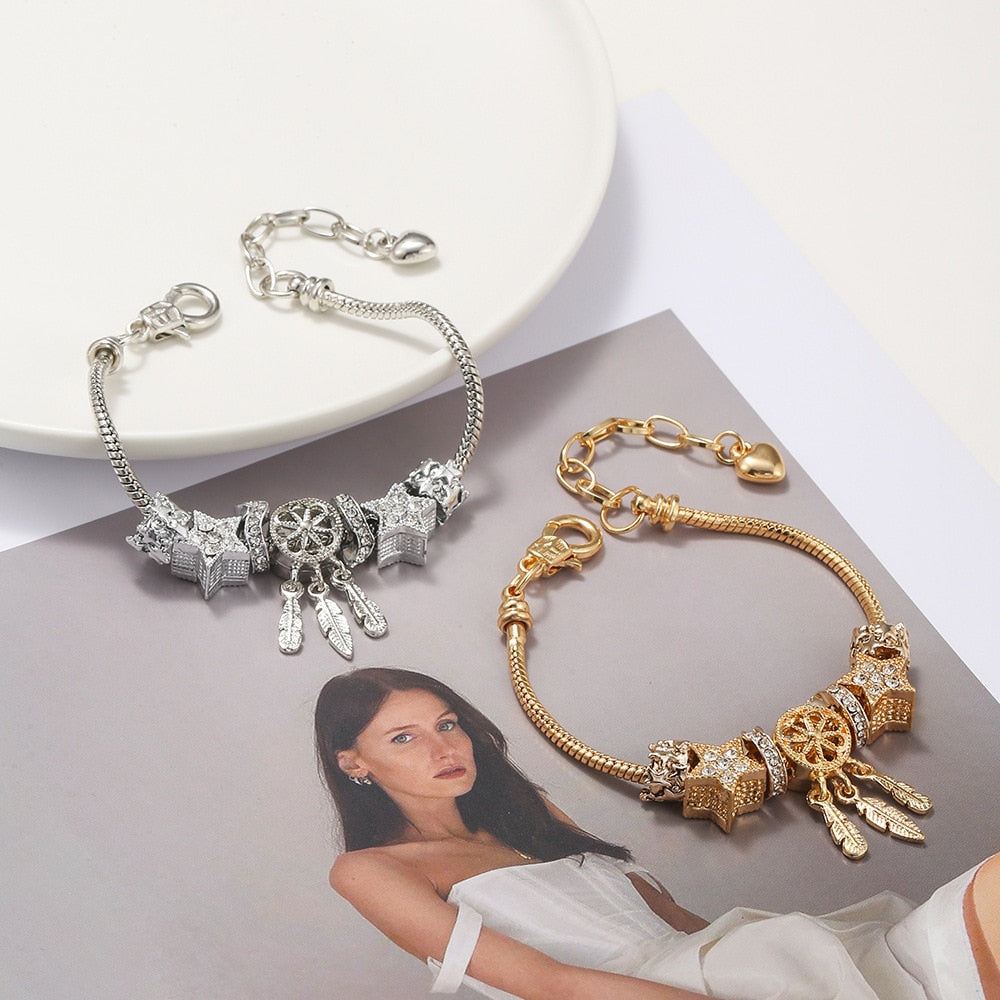 Dreamcatcher Charm Bracelet