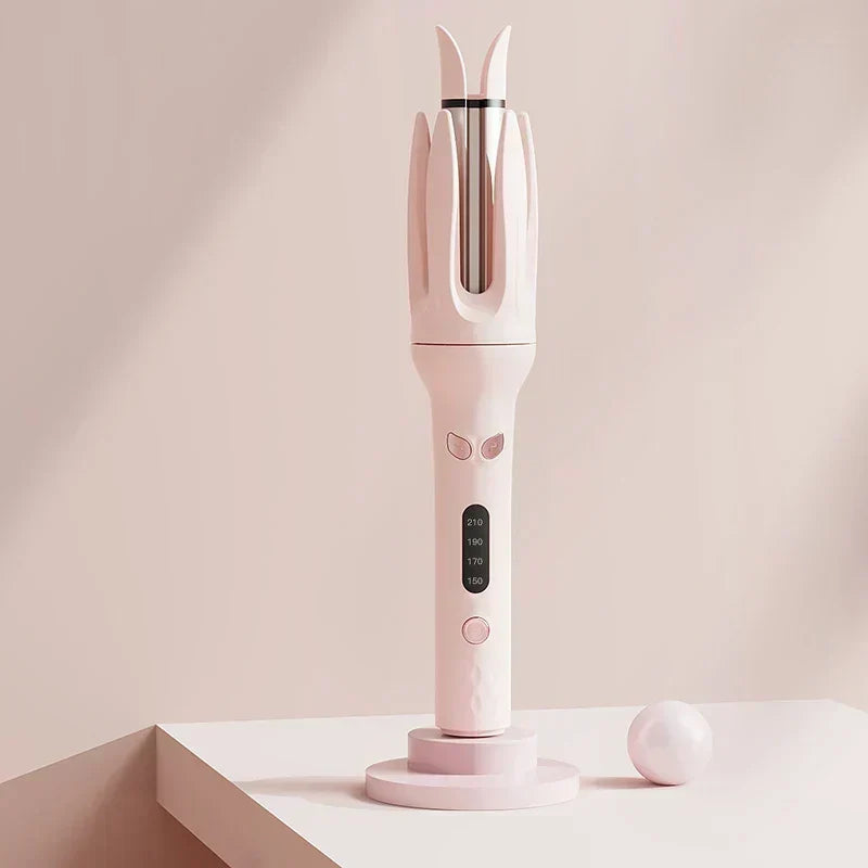 Automatic Hair Curling Iron, Negative Ion Rotating Curl Wand, 4 Heat