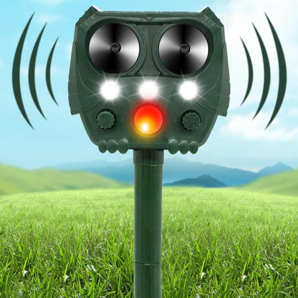 Solar Ultrasonic Pest Repeller for Gardens
