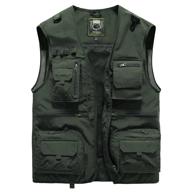 Breathable Cargo Vest for Hot Days