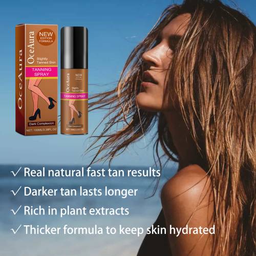 Bronzing Tanning Spray with Coconut Oil