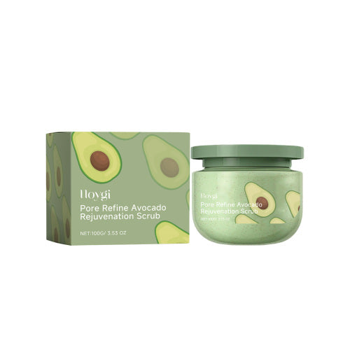 Avocado Ice Cream Body Scrub, Exfoliating Shower Scrub