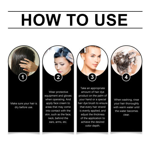 Black Hair Colour Shampoo, Herbal