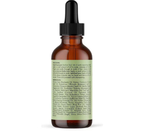 Rosemary Mint Hair Oil, Strengthening Hair & Scalp Treatment
