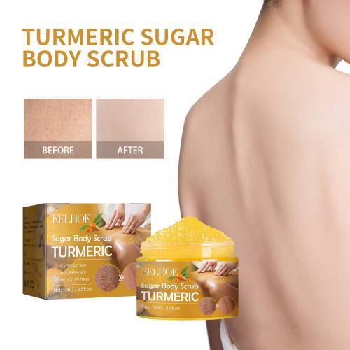 Turmeric Sugar Body Scrub with Jojoba & Almond