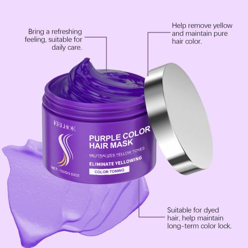 Keratin Purple Hair Mask for Blonde Hair