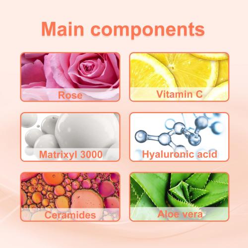 Rose Oil Vitamin C Face Serum, Hydrating