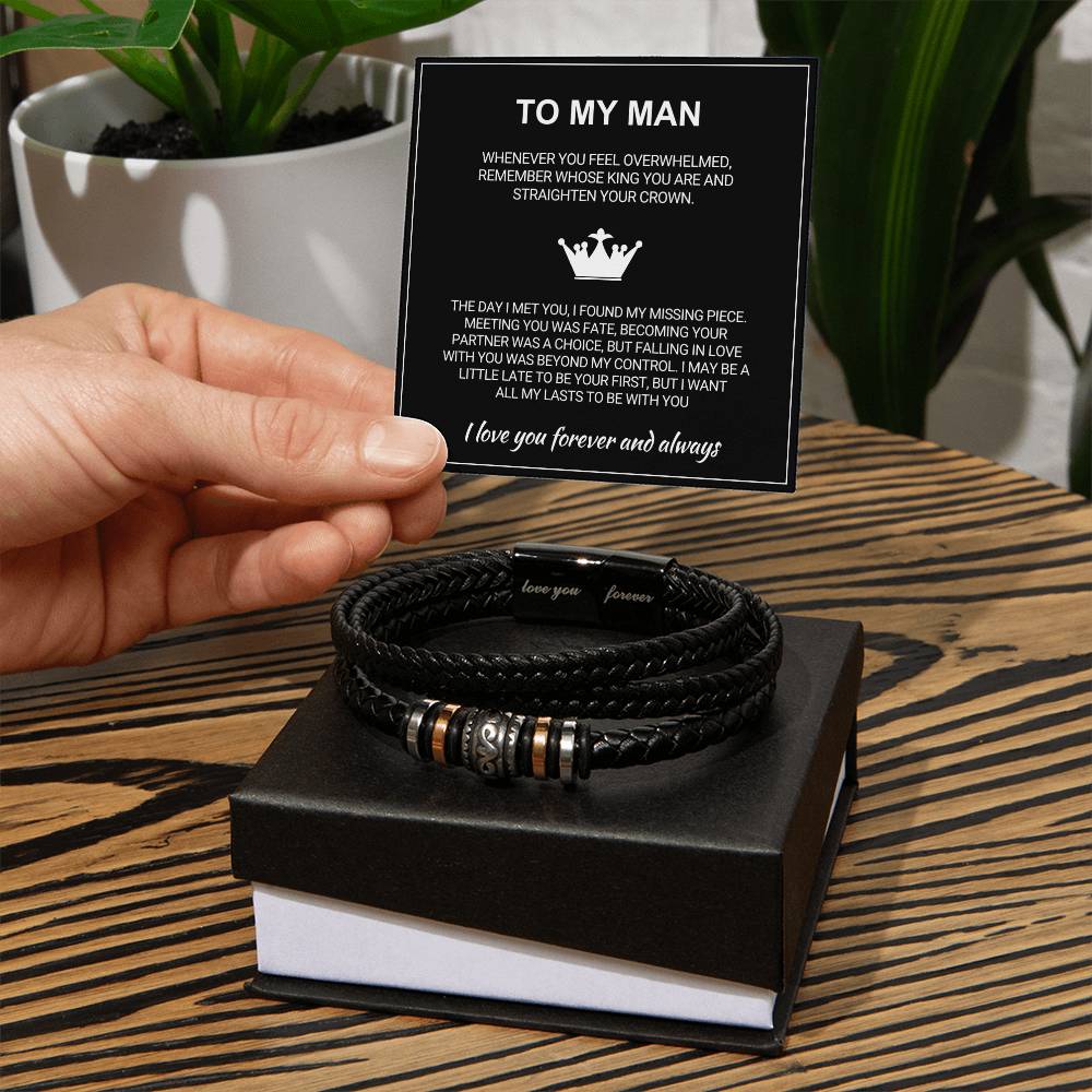 To My Man - Love You Forever - Black