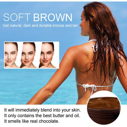 Tanning Body Cream with Cocoa Butter & Coconut Oil