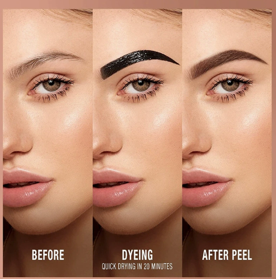 Peel-Off Tinted Brow Gel, Waterproof Long-Lasting Eyebrow Tint
