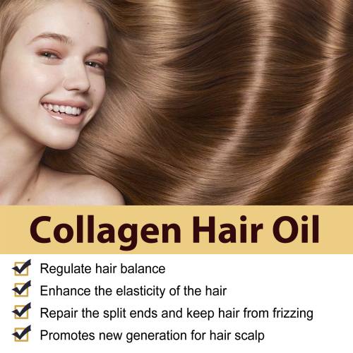Maca Collagen Hair Oil for Split Ends