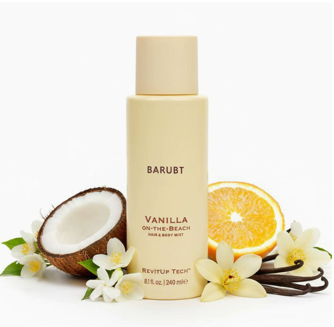 Vanilla Coconut Hair Perfume Mist, Water-Based Non-Sticky