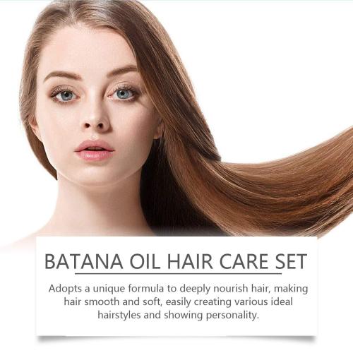 Batana Hair Care Set: Shampoo, Conditioner, Mask & Oil