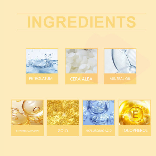 Gold Foil Colour-Changing Lip Balm, Moisturising