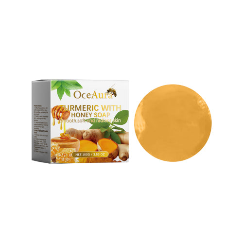 Honey Turmeric Face Soap, Gentle Daily Cleansing Bar