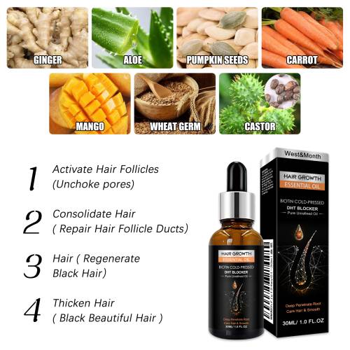 Ginger, Aloe & Castor Hair Oil