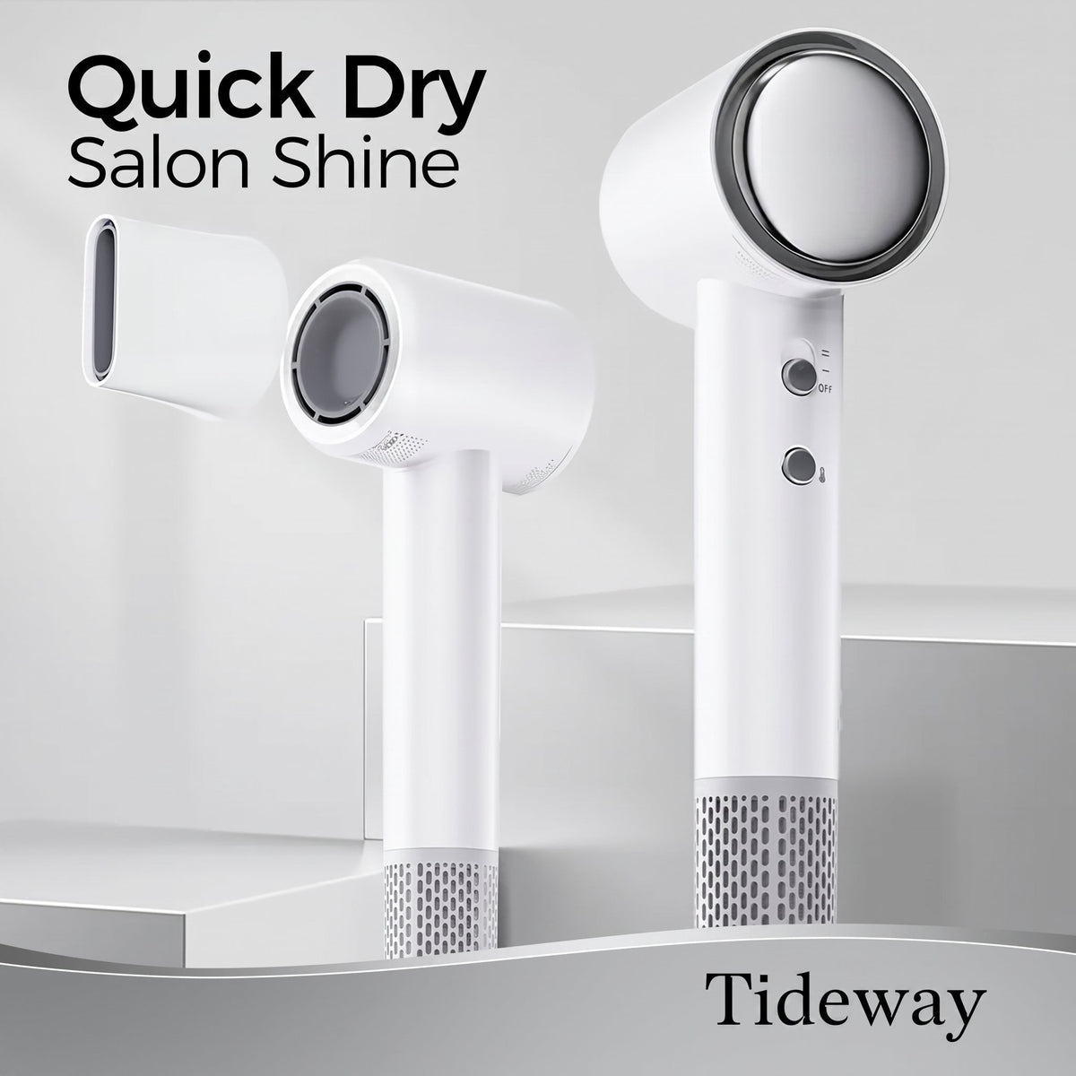 M02 Ionic Hair Dryer, Fast Drying, 8 Modes for Frizz-Free Shine