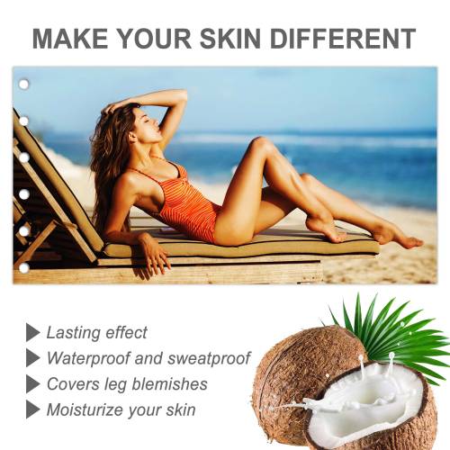Bronzing Leg Cream for an Even Natural Tan, Water-Resistant
