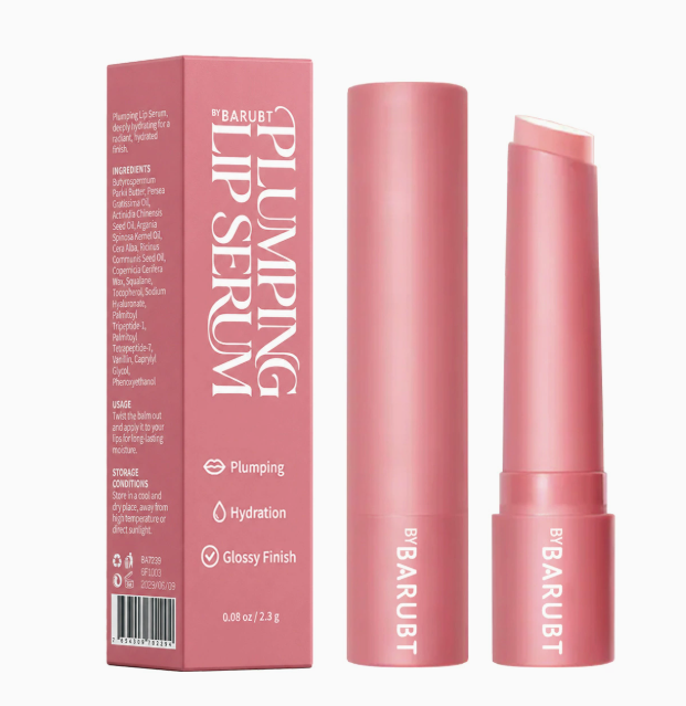 Crystal-Clear Plumping Lip Serum, Hydrating & Softening, Sheer Pink