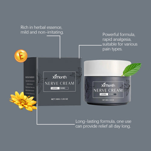 Herbal Body Massage Cream with Peppermint & Pepper Extract