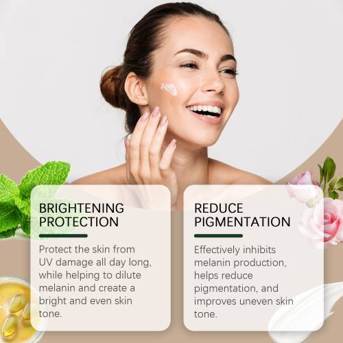 Moisturising Face Cream with Peppermint, Brightening Daily Cream