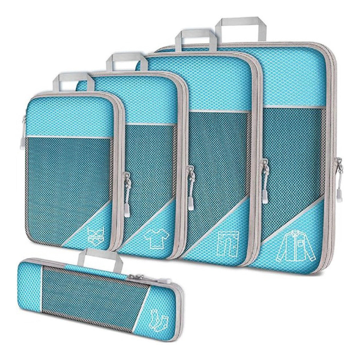 5-Piece Compression Packing Cubes
