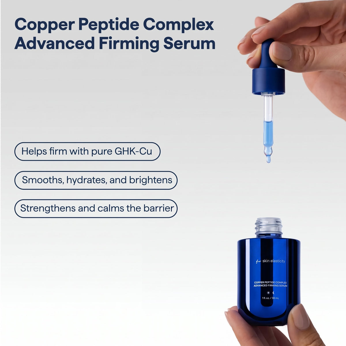 Copper Peptide Complex Advanced Firming Serum with Hyaluronic Acid