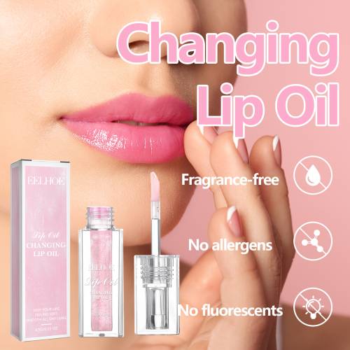 Colour-Changing Lip Oil with Avocado & Rose