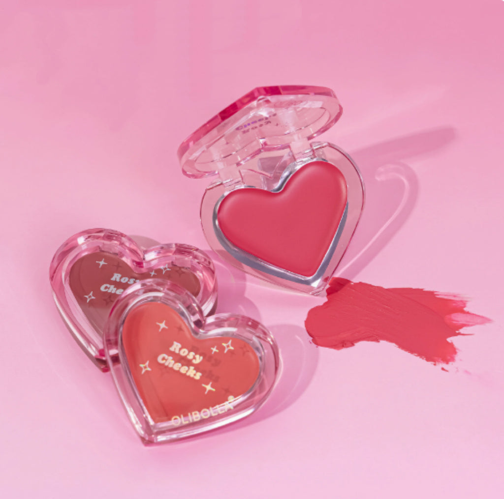 Multi-Use Cheek & Lip Cream Blush with Luminous Highlight, Natural Dewy Finish