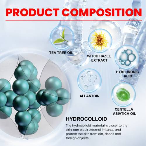 Hydrocolloid Pimple Patches with Tea Tree