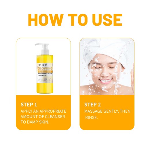 Turmeric Brightening Face Cleanser, Makeup Removing
