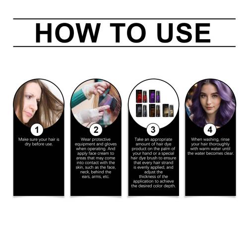 Herbal Colour Shampoo in 5 Shades
