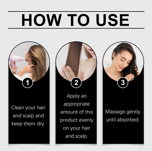Black Sesame Hair Serum for Dry Ends