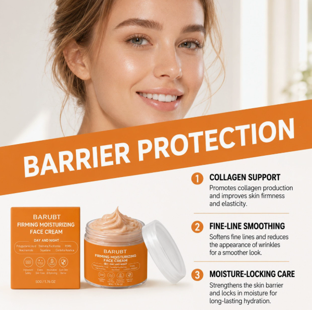 Hydrating Face Cream, Silky Daily Facial Moisturiser for a Dewy Look