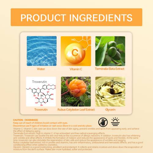 Vitamin C Face Serum Capsules, Brightening & Firming
