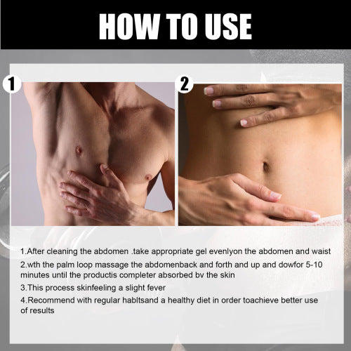 Warming Body Massage Cream for Abs