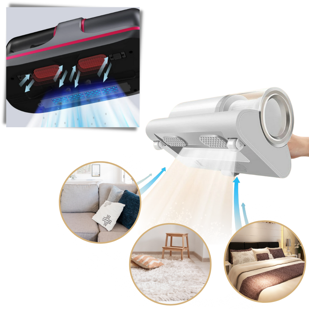 Portable UV-C Vacuum Cleaner for Mattress & Upholstery