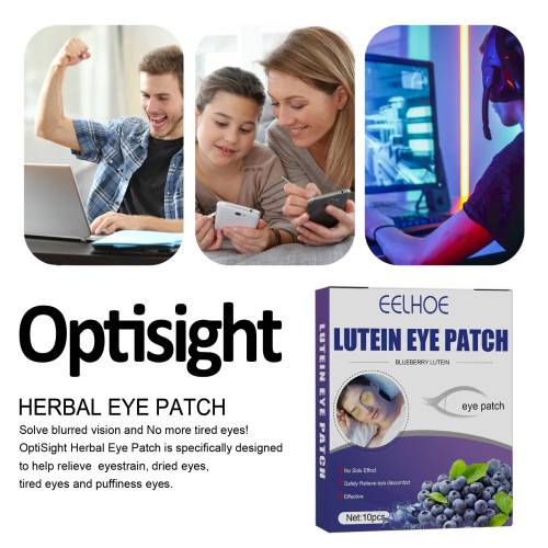 Cooling Blueberry Eye Patches, 10 Pcs