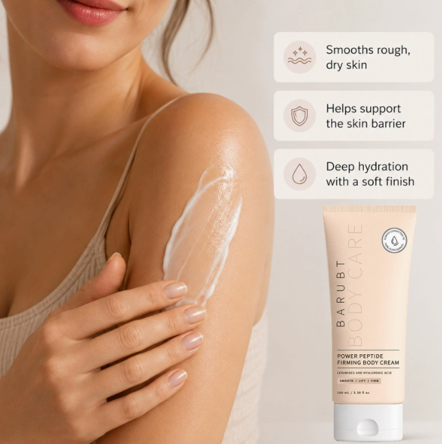 Niacinamide & Ceramide Body Cream, Hydrating & Smoothing Moisturiser