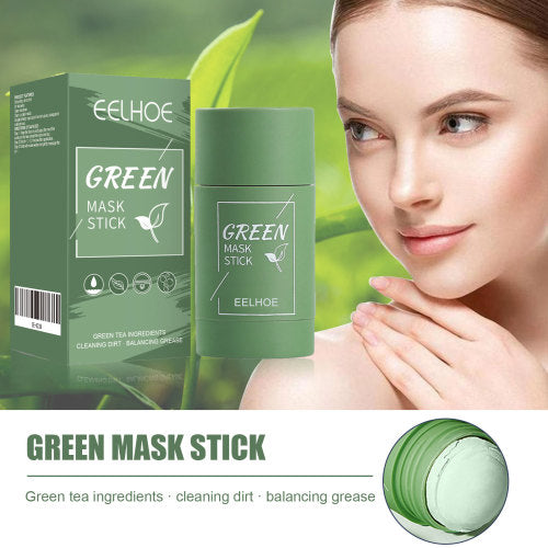 Green Tea Clay Mask Stick with Kaolin