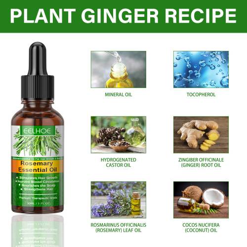 Rosemary Ginger Hair Oil
