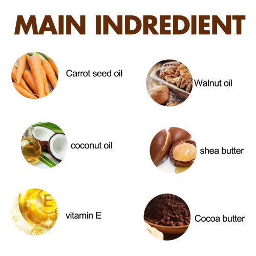 Tanning Body Cream with Cocoa Butter & Coconut Oil